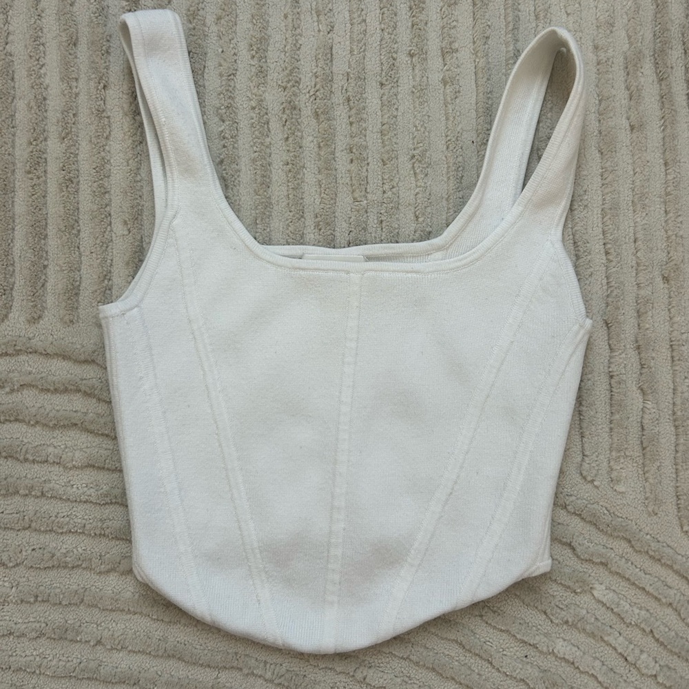 Wilfred Cream Corset Top